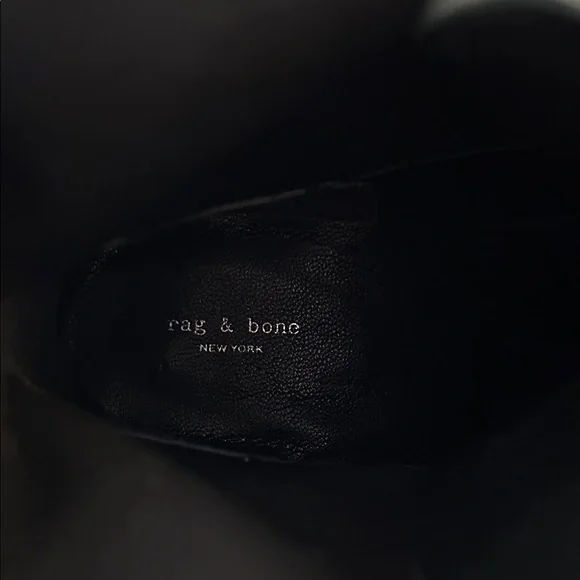 Rag and Bone Women's Cream Lace-Up Boots - Picture 7 of 7